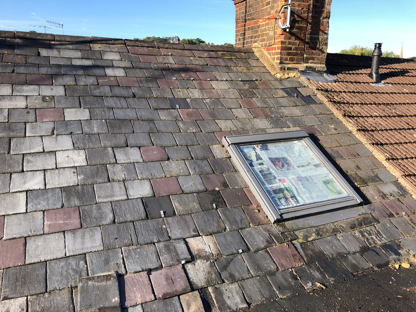Roof Repair Before